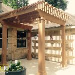 Natural Stained Western Red Cedar Pergola Sienna Plantation