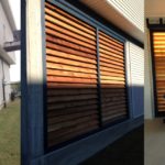 Cedar Slat Privacy Fence, Galveston