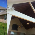 Gable Patio Cover with Exposed Rafters, Sienna Plantation