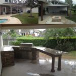 Patio Cover with Outdoor Kitchen & Firepit, Sienna Plantation